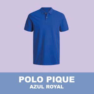 Camiseta Polo Pique / Azul Royal