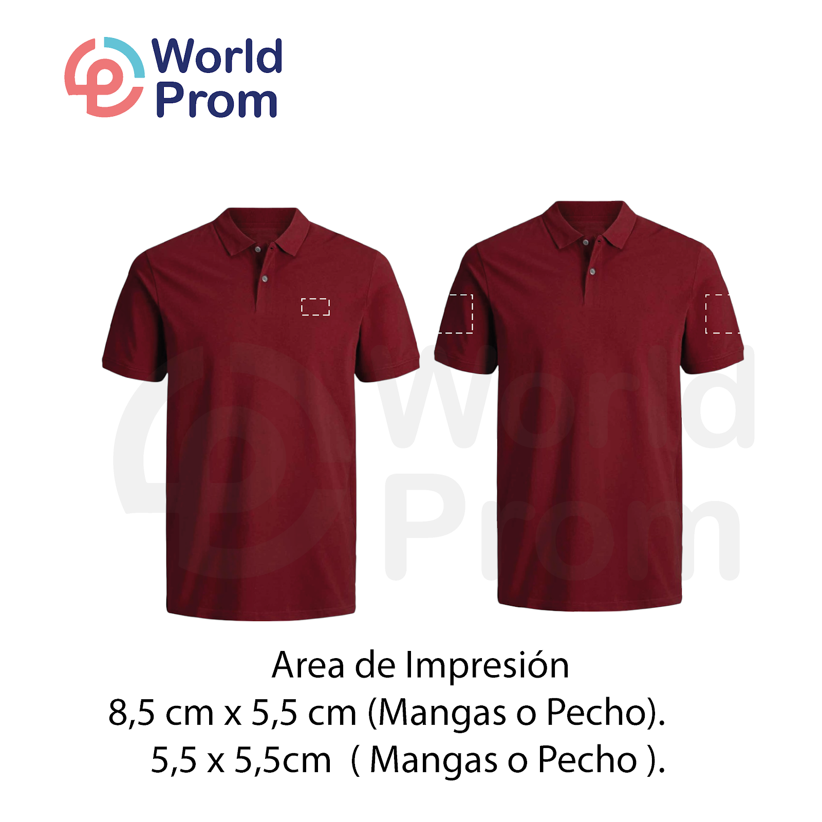 Camiseta Polo Pique / Concho de Vino - Image 3