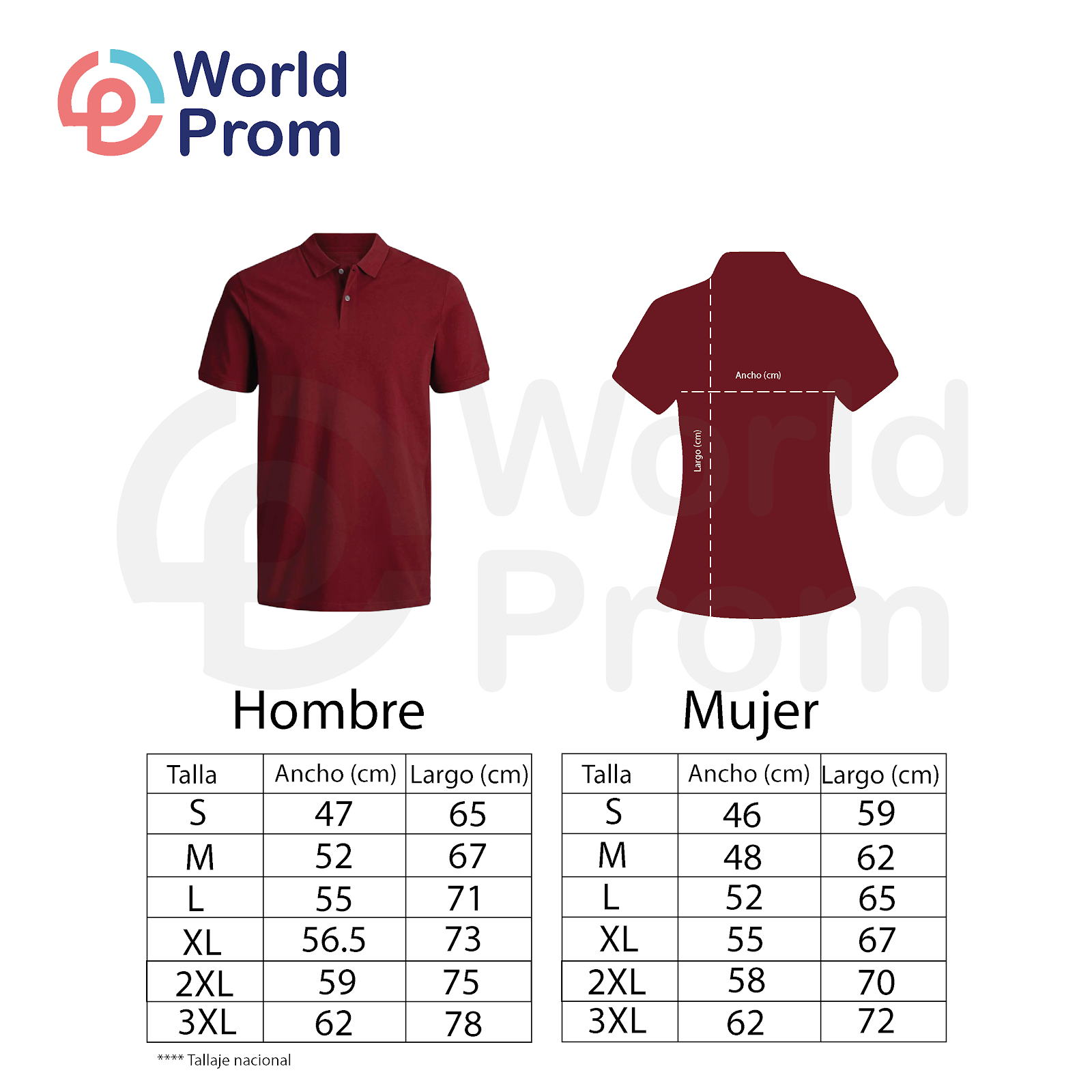 Camiseta Polo Pique / Concho de Vino - Image 2