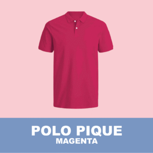 Camiseta Polo Pique / Magenta