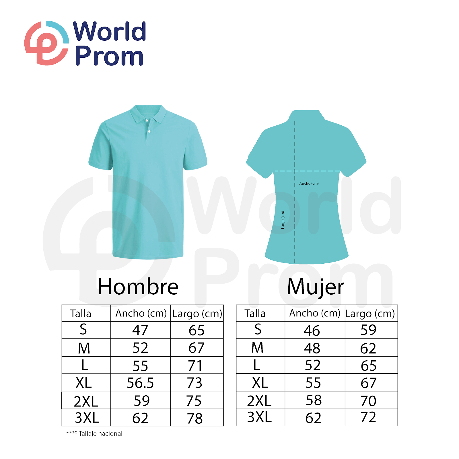 Camiseta Polo Pique / Turquesa - Image 2