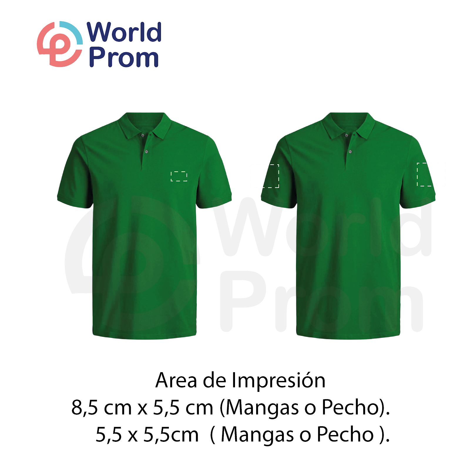 Camiseta Polo Pique / Verde - Image 3