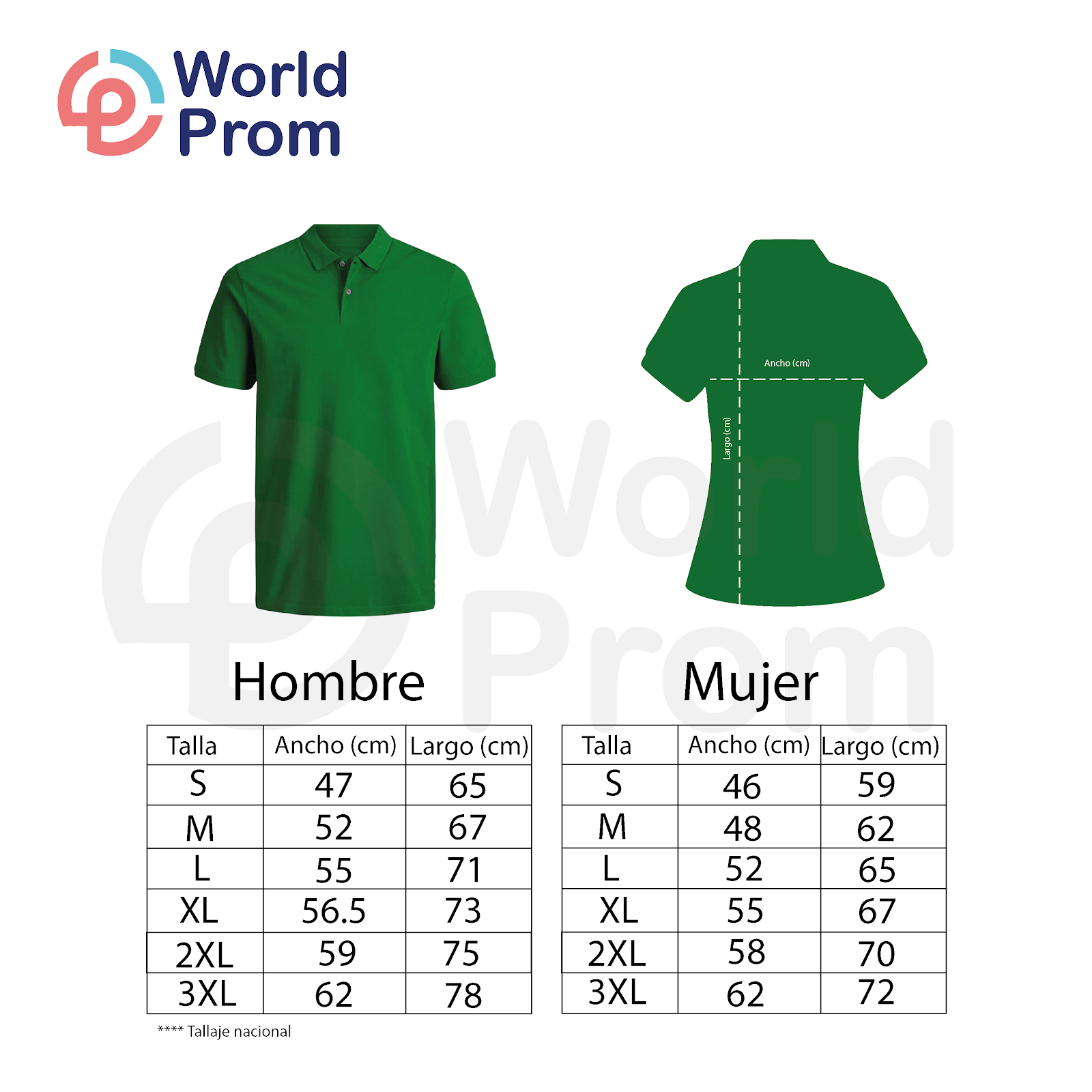 Camiseta Polo Pique / Verde - Image 2