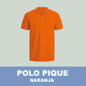 Camiseta Polo Pique / Naranja