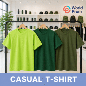 Camiseta Casual Polialgodón / Verde