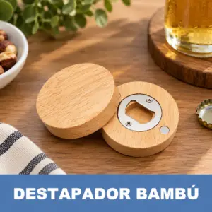 Destapador Redondo - Bambú