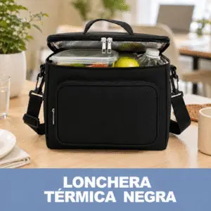 Lonchera Lona Térmica - Negro