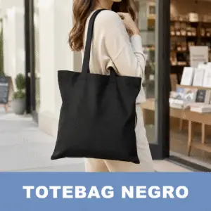 Totebag Canvas - Negro