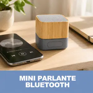 Mini Parlante Square - Bambú