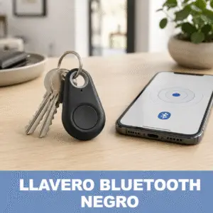 Llavero localizador bluetooth - Negro