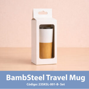 Bamboo Steel Travel Mug