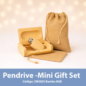 Bambu Pendrive -Mini Gift Set