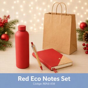 Red Eco Notes Set