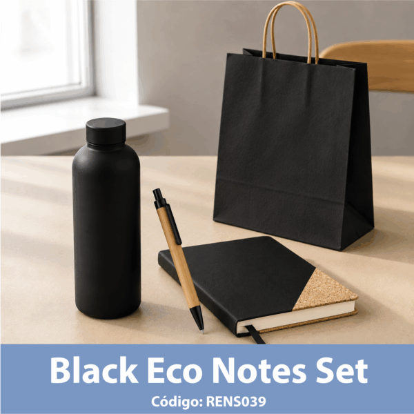 Black Eco Notes Set