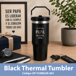 Black Thermal Tumbler