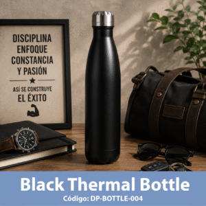 Black Thermal Bottle