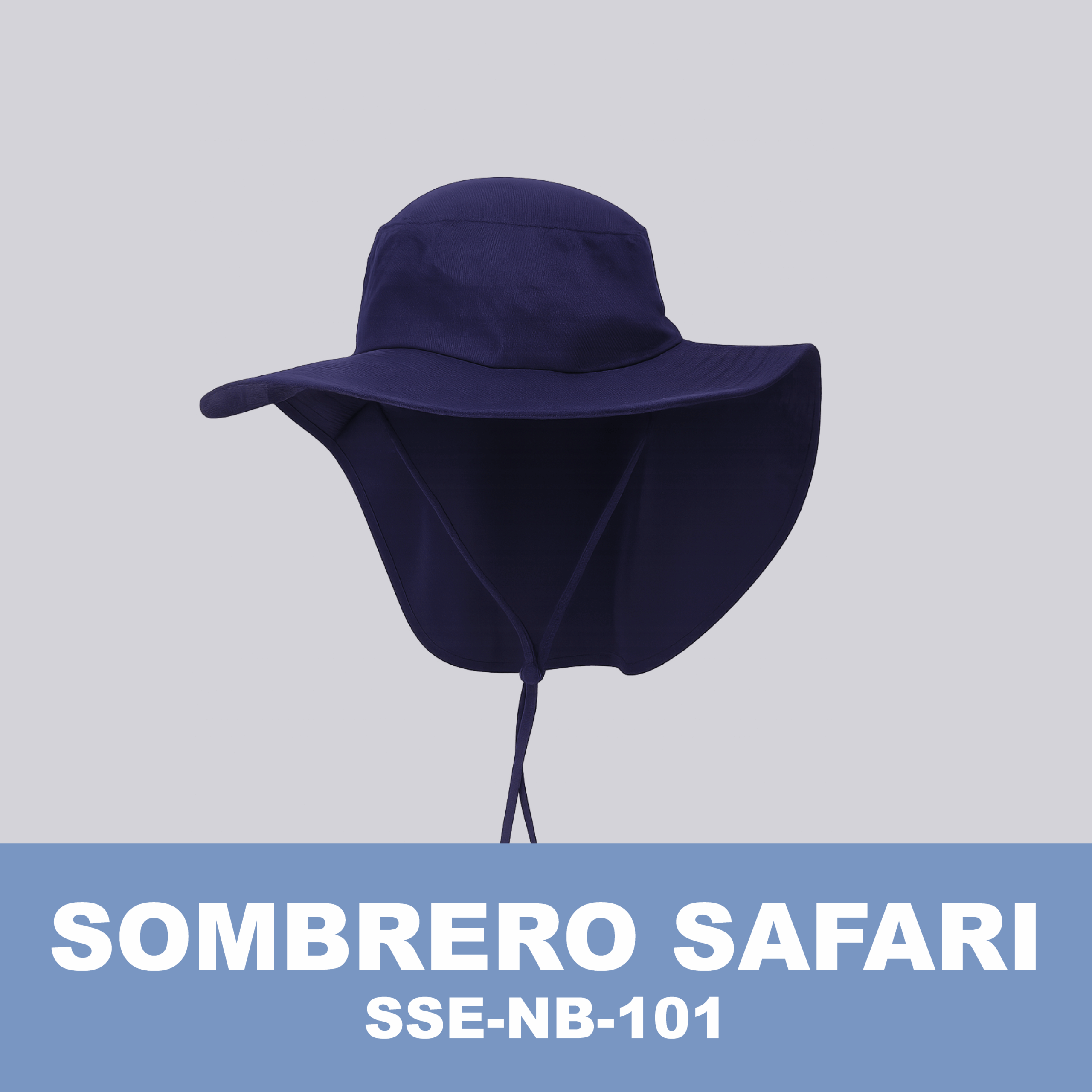 Sombrero safari / Azul oscuro