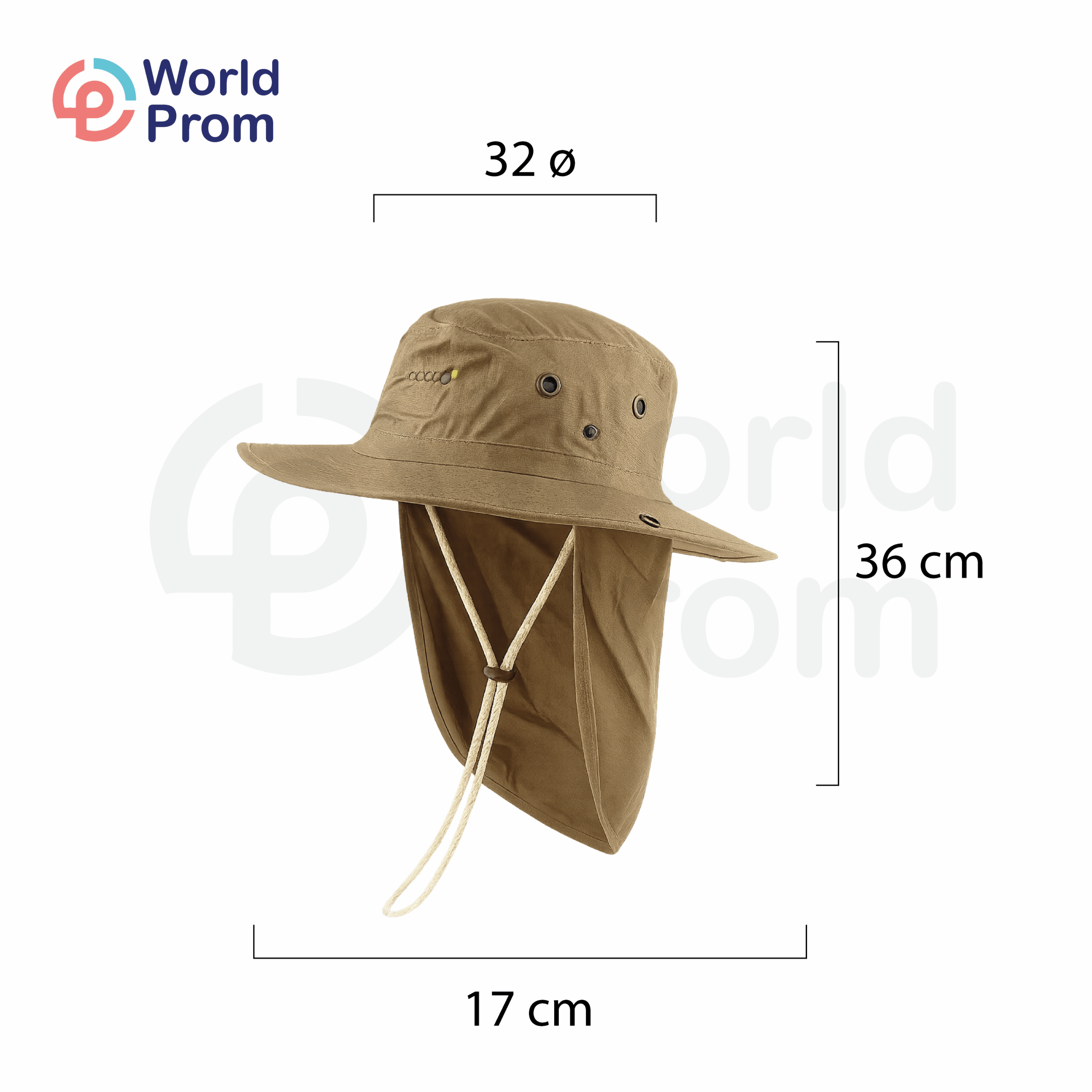 Sombrero safari / Café - Image 2