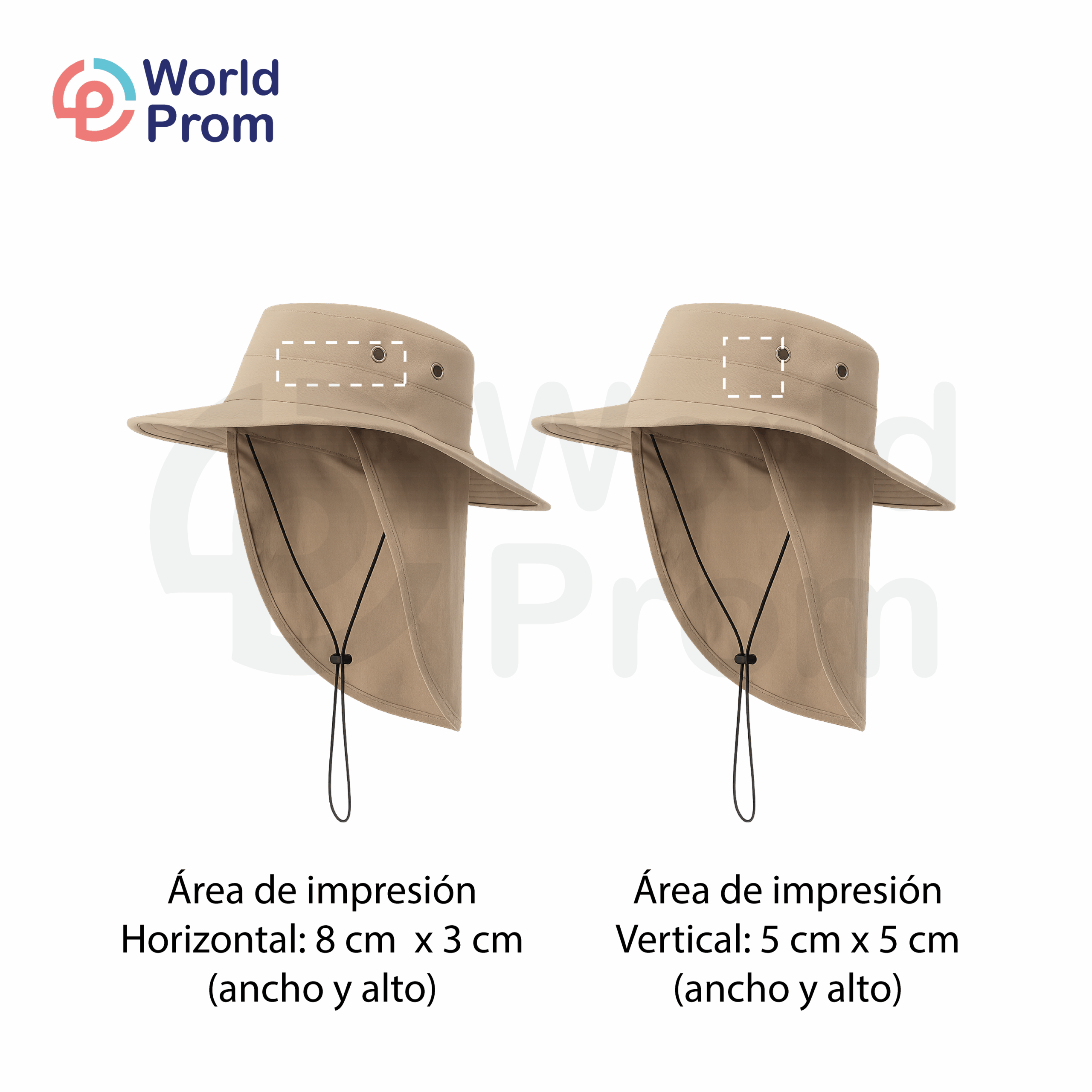 Sombrero safari / Crema - Image 3
