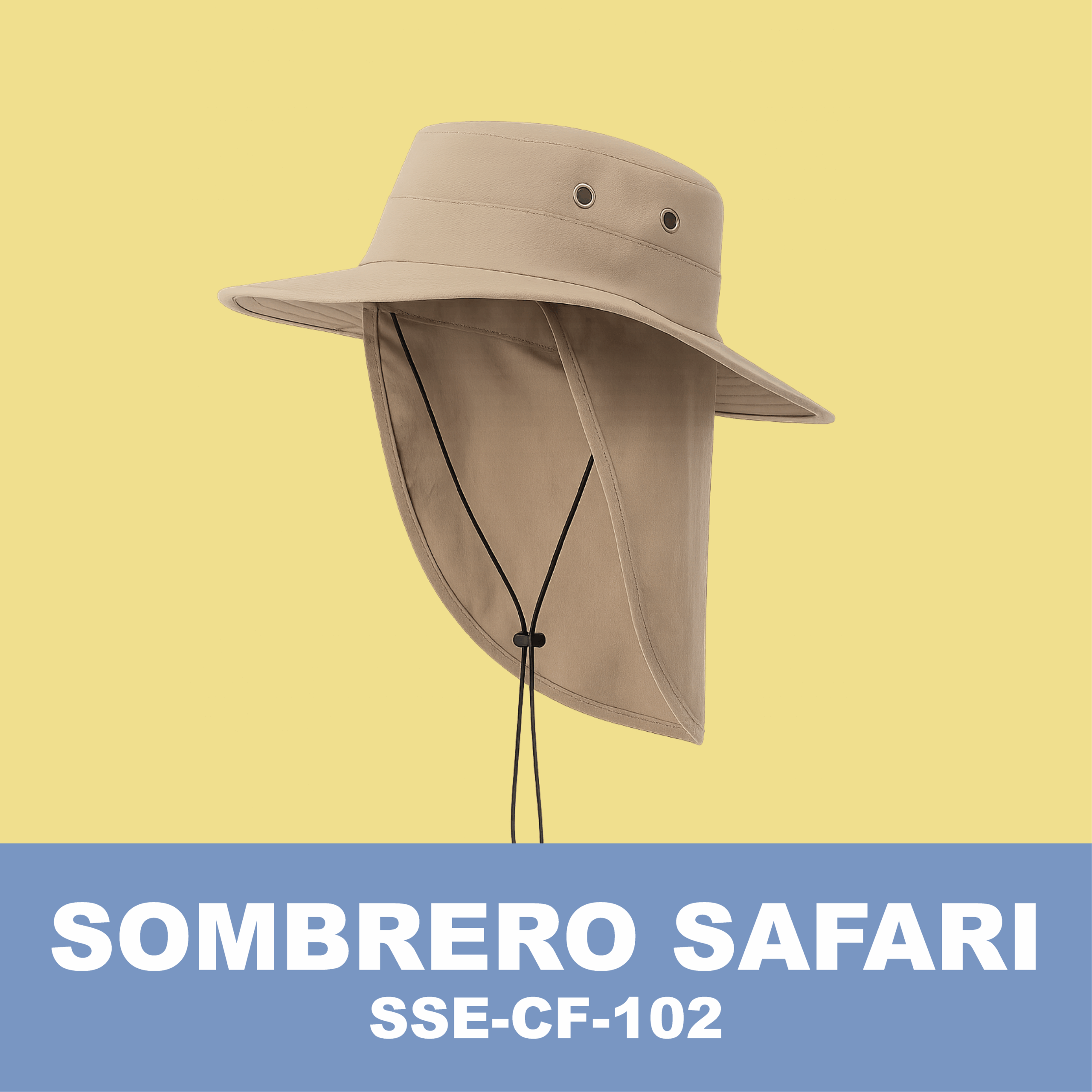 Sombrero safari / Crema