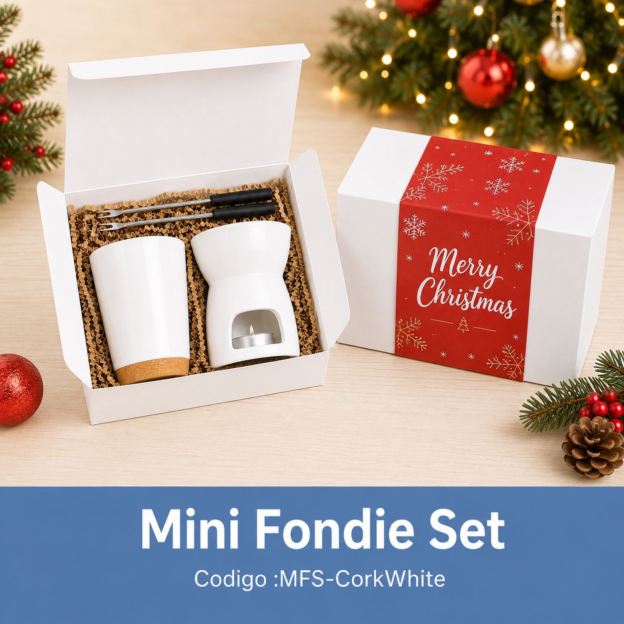 Mini Fondue -Christmas Set