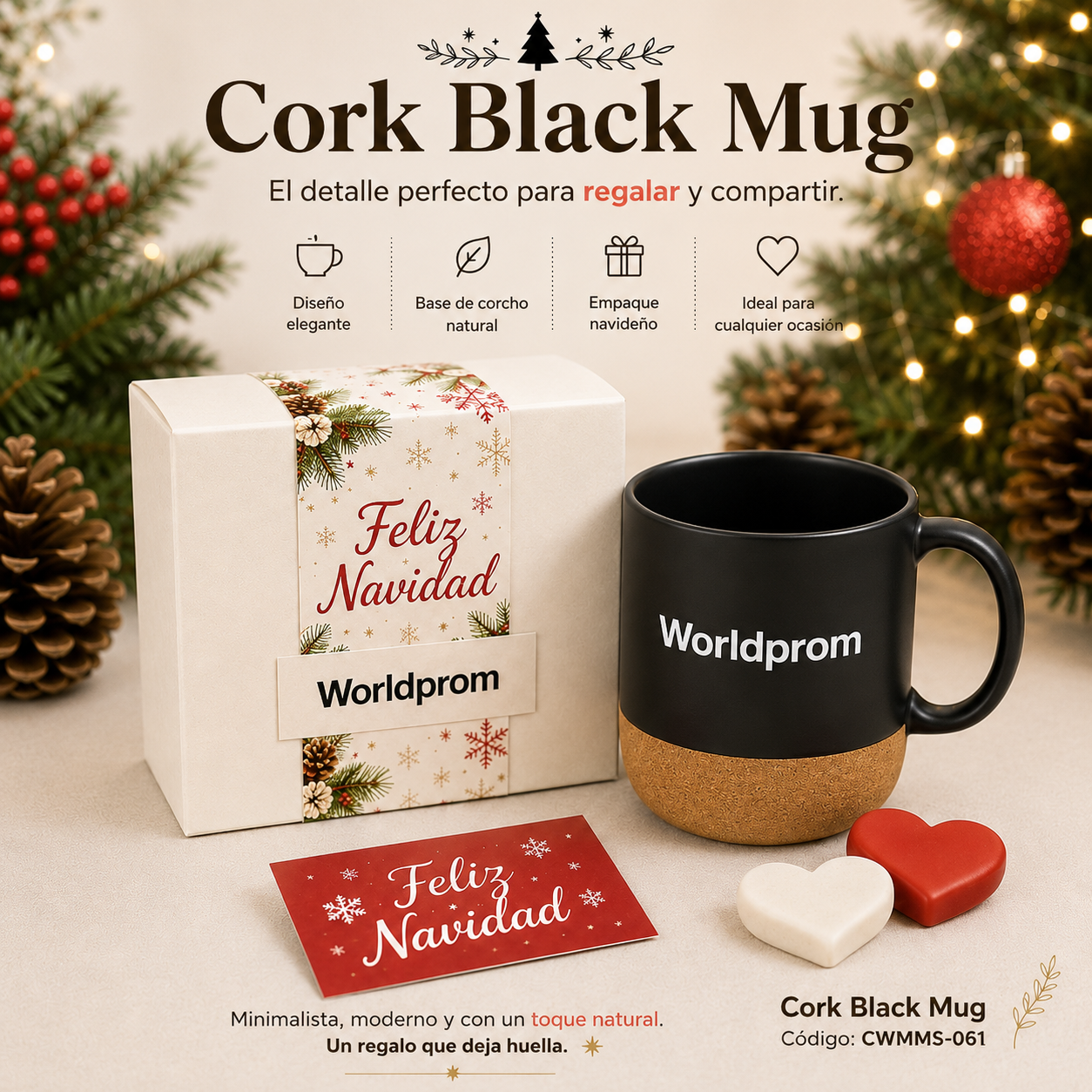 Merry- Cork Mug - Image 3