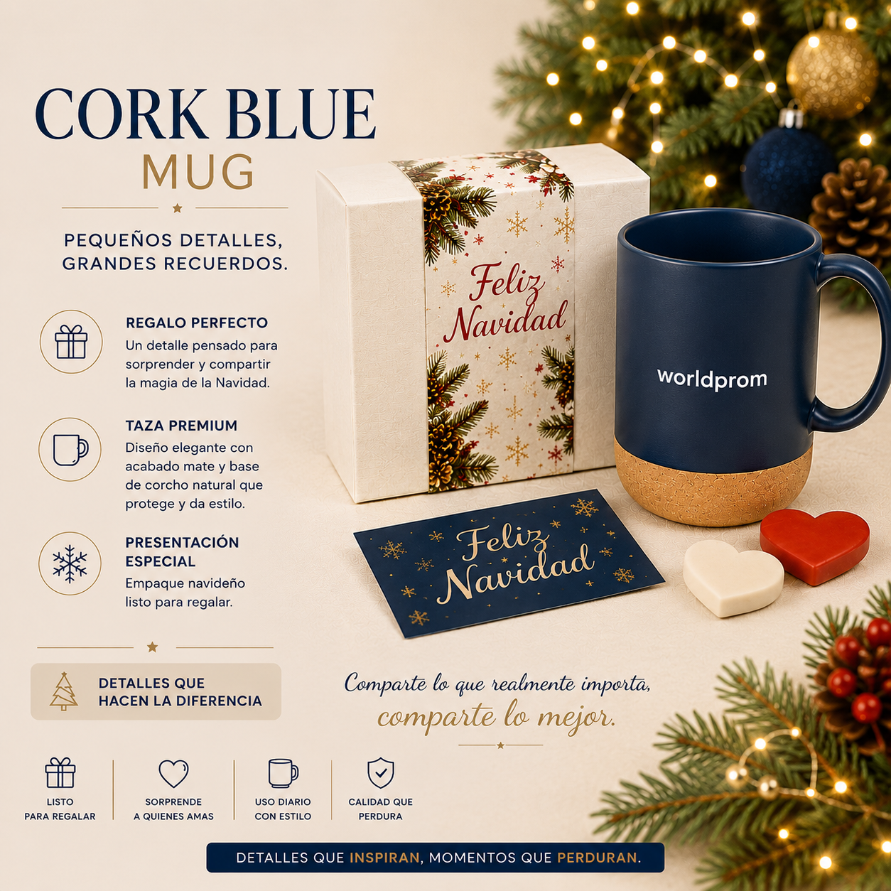 Merry- Cork Mug - Image 4
