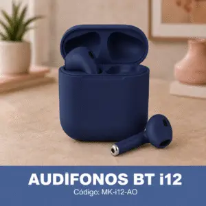 Audífonos Inalámbricos i12 - Azul Oscuro