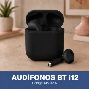 Audífonos Inalámbricos i12 - Negro