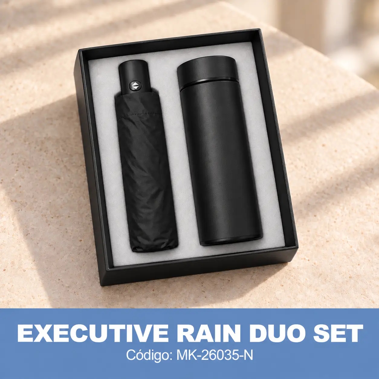 Executive Rain Duo Set - Negro