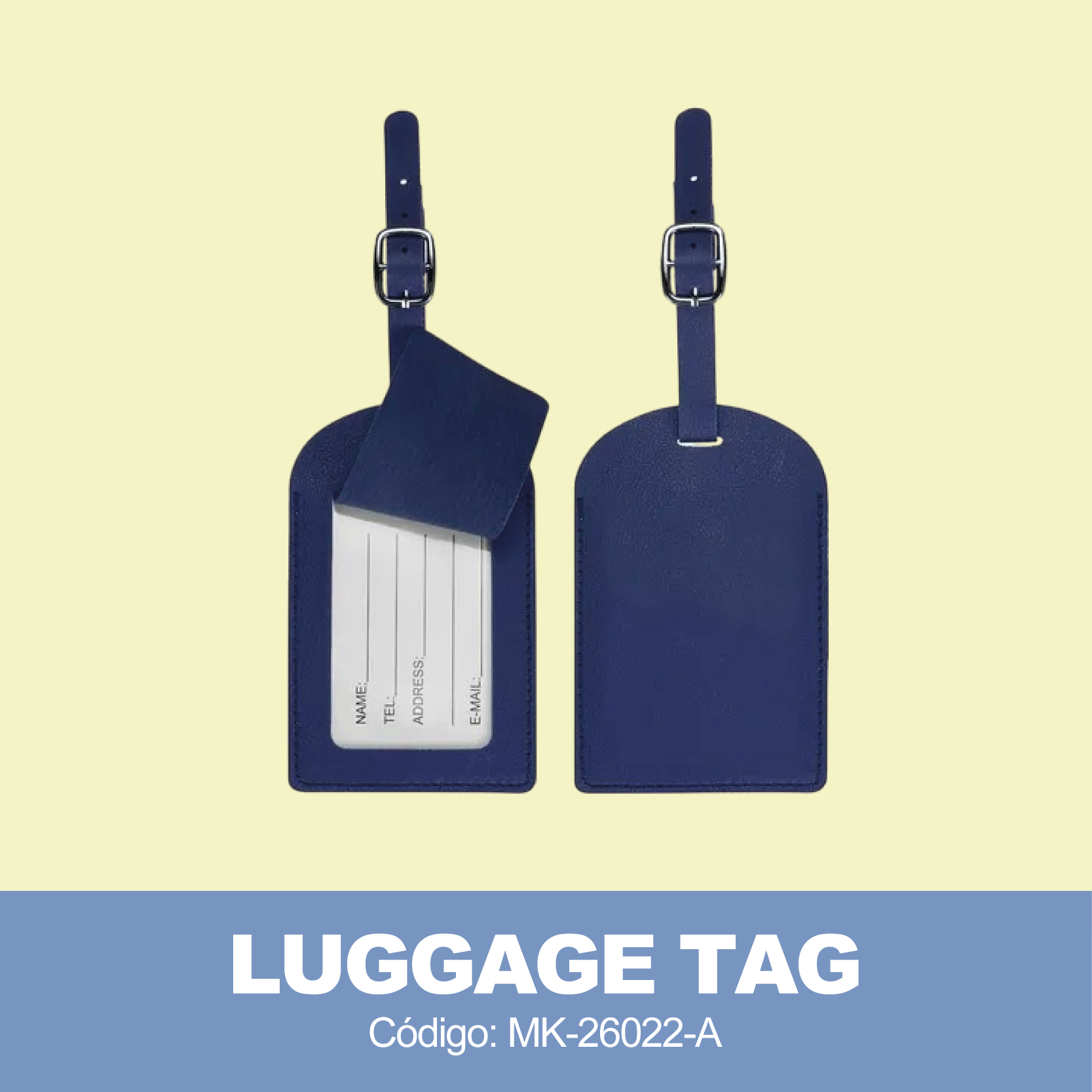 Luggage Tag - Azul Oscuro