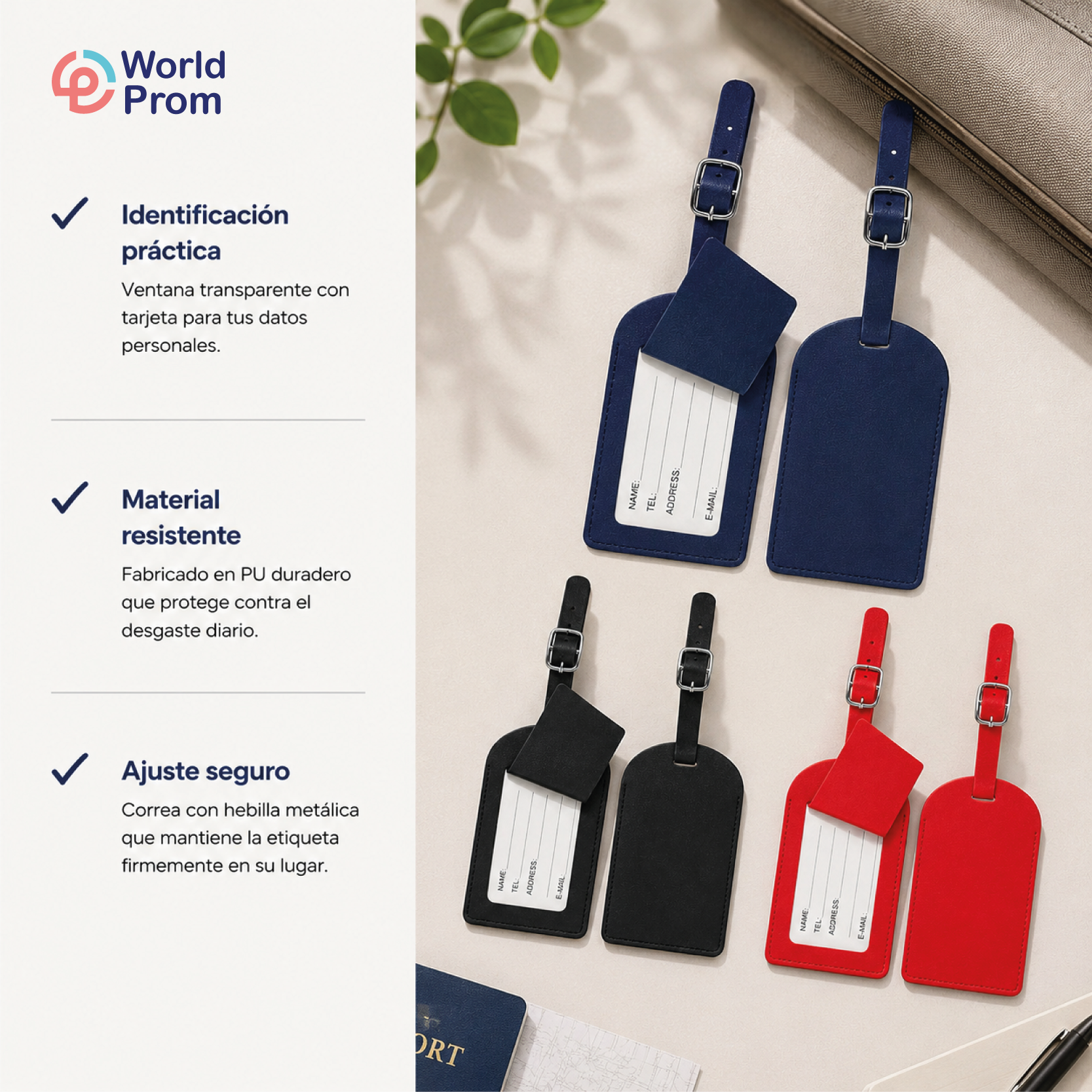 Luggage Tag - Negro - Image 5