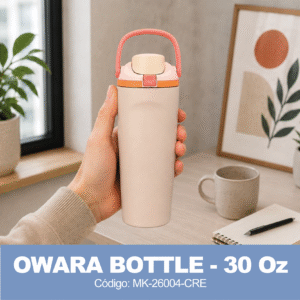 Botella Owara - 30 oz - Crema