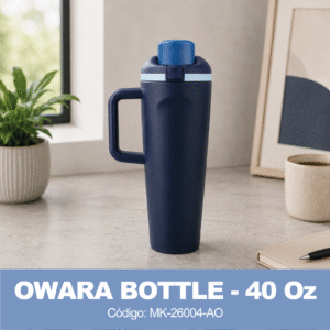 Botella Owara Handle - 40 oz - Azul oscuro