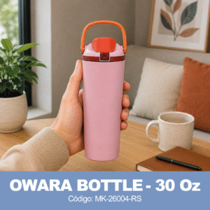 Botella Owara Pastel Shades- 30 oz - Rosado