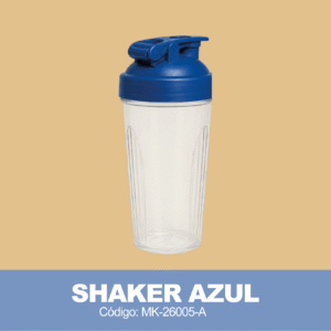 Shaker Bottle- 600ml -Azul