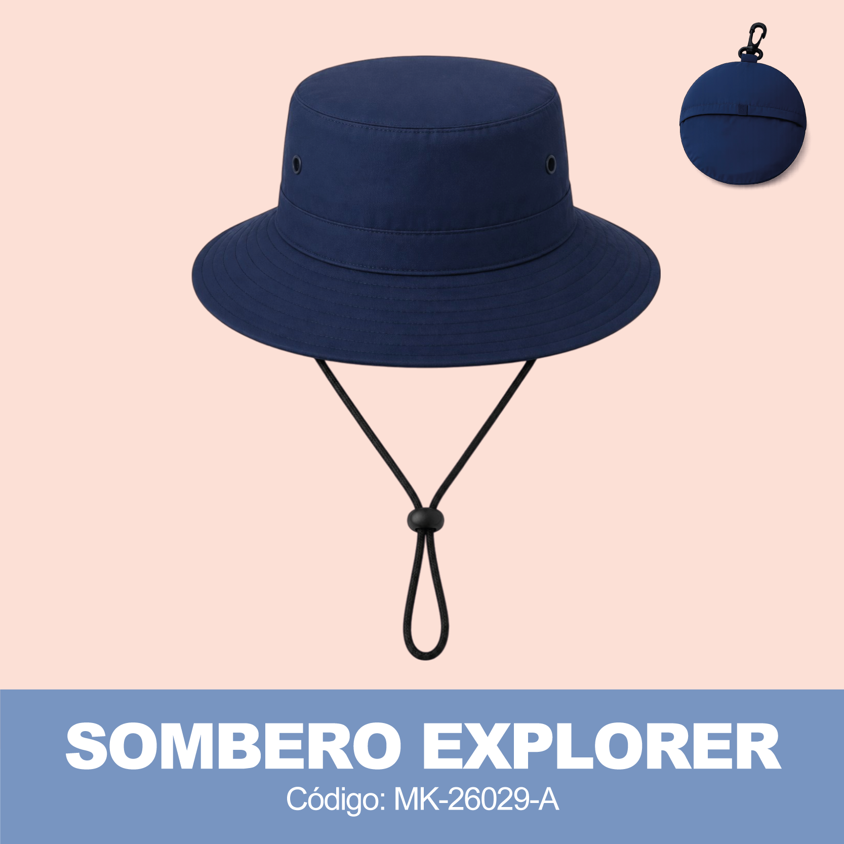 Sombrero Explorer - Azul Oscuro