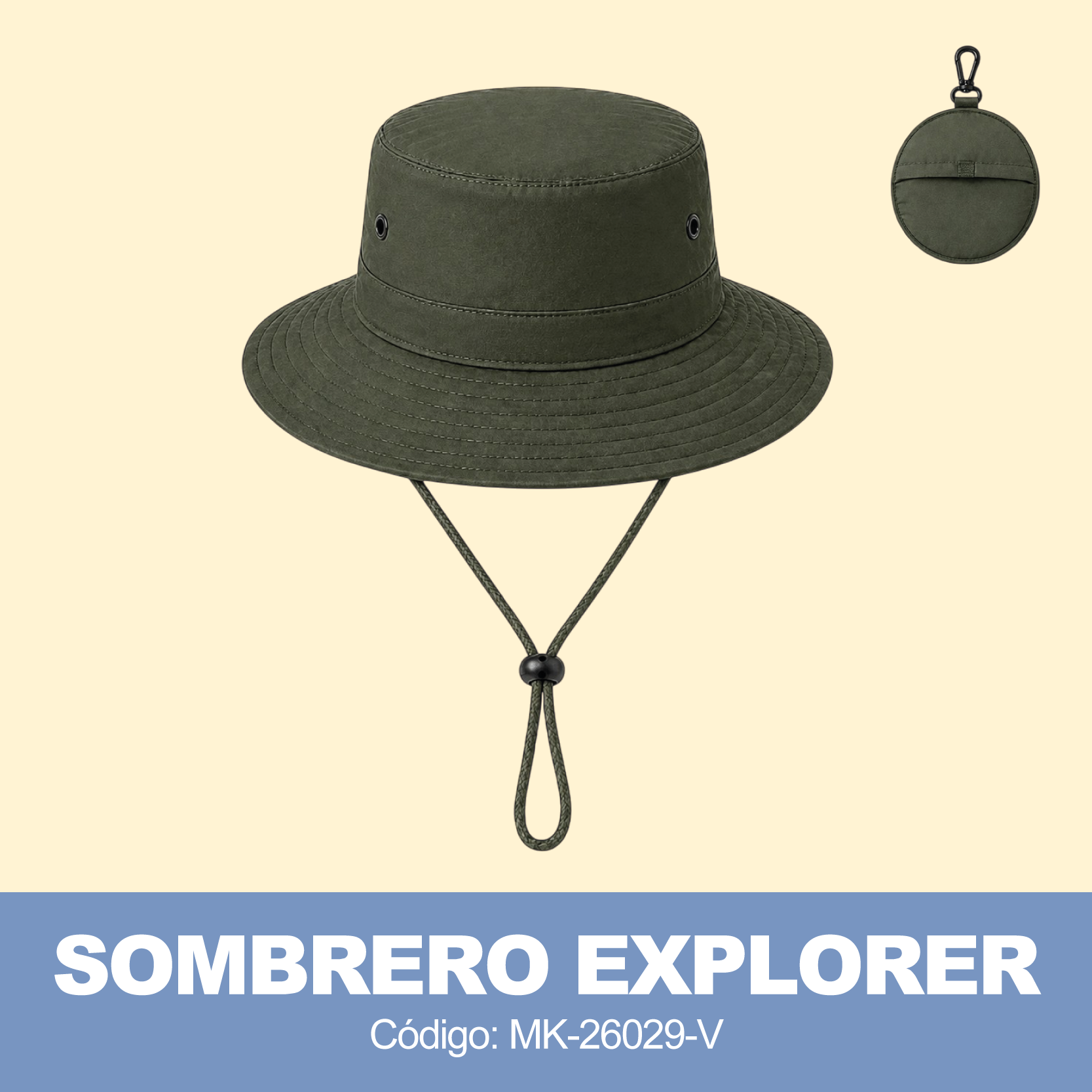 Sombrero Explorer - Verde Oliva