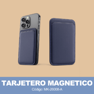 Tarjetero magnetico - Azul Oscuro