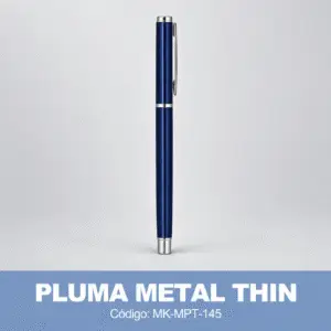 Bolígrafo Metal Thin - Azul Oscuro