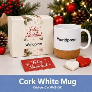 Merry- Cork White Mug