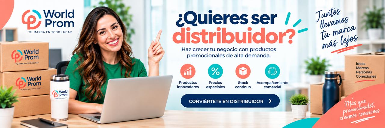 ¿Quieres ser distribuidor? Haz crecer tu negocio con productos promocionales de alta demanda